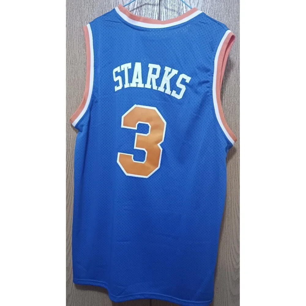 John Starks (Hardwood Classic)-(Knicks)-(Jersey)-(Blue)-(New)-(Size L)-$85.00 - Picture 5 of 15